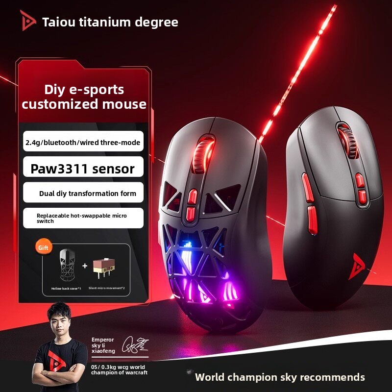 Pc Gaming Umbrella - Taidu TSG809 Umbrella Gaming Mouse, draadloze