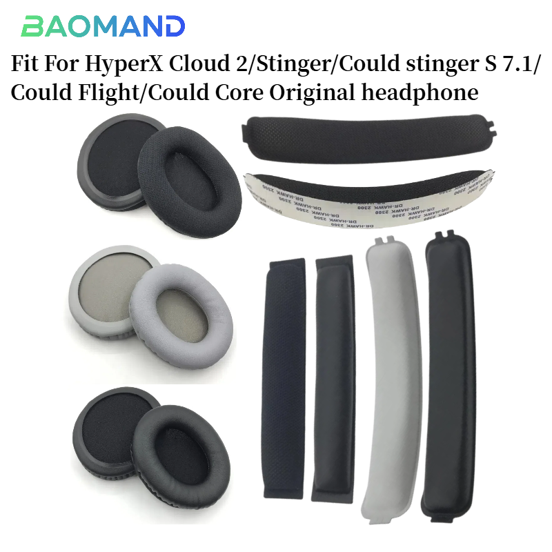 Pc Gaming Cloud - 1 set vervangende oorkussens hoofdband voor