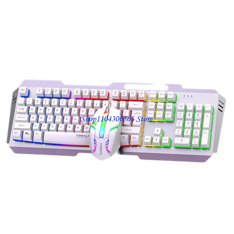 Anti-Ghosting Keyboard - 02DD DS600 Metaalgebonden toetsenbord met muisoptie,