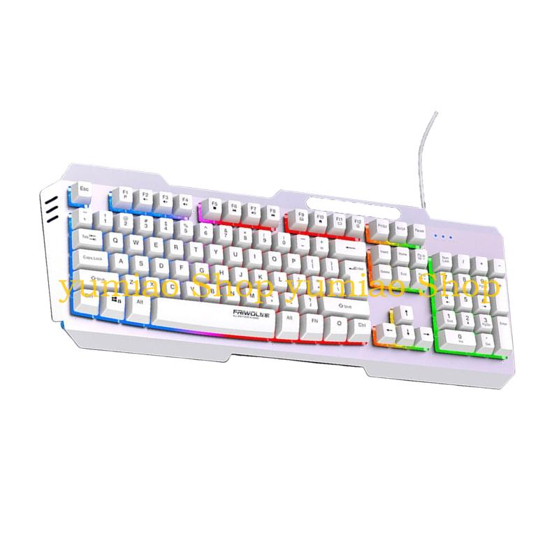 Anti-Ghosting Keyboard - 587B DS600 Draadgebonden toetsenbord met metalen