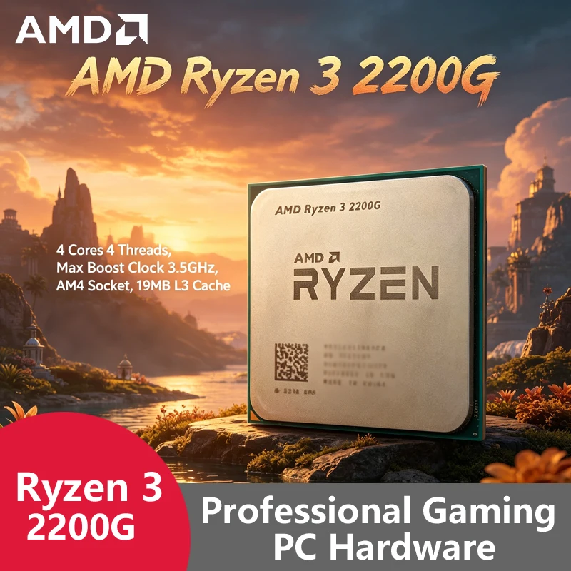 Pc Gaming Entry - AMD Ryzen 3 2200G AM4 Budget