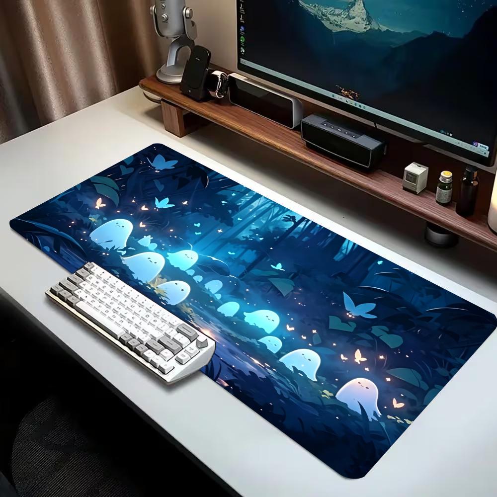 Anti-Ghosting Keyboard - Leuke Ghost Dark Forest Print Gaming-muismat