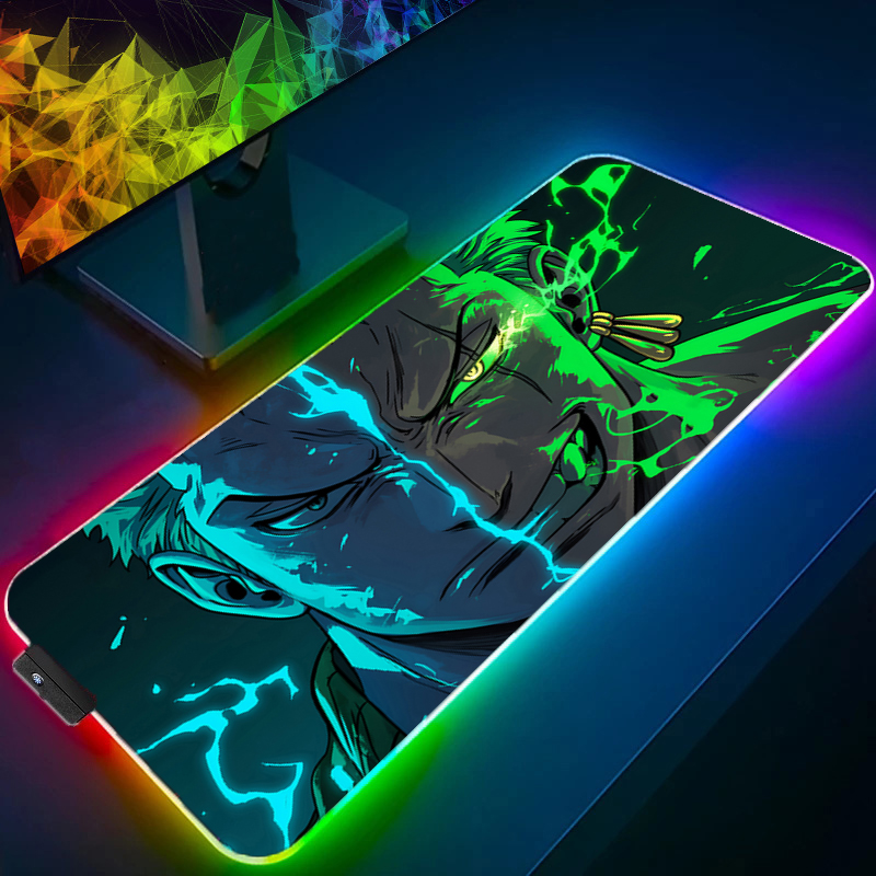 Pc Gaming Gratis - EEN STUK Zoro Muismat RGB Gaming