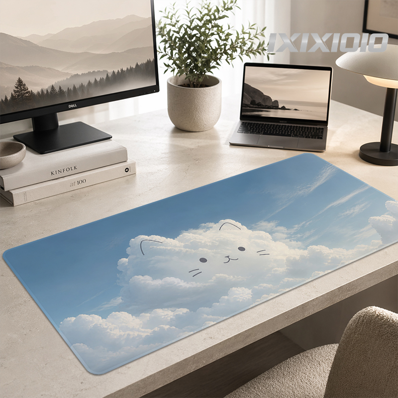 Pc Gaming Cloud - Cloud Sky Muismat Gaming print-on-demand Grote