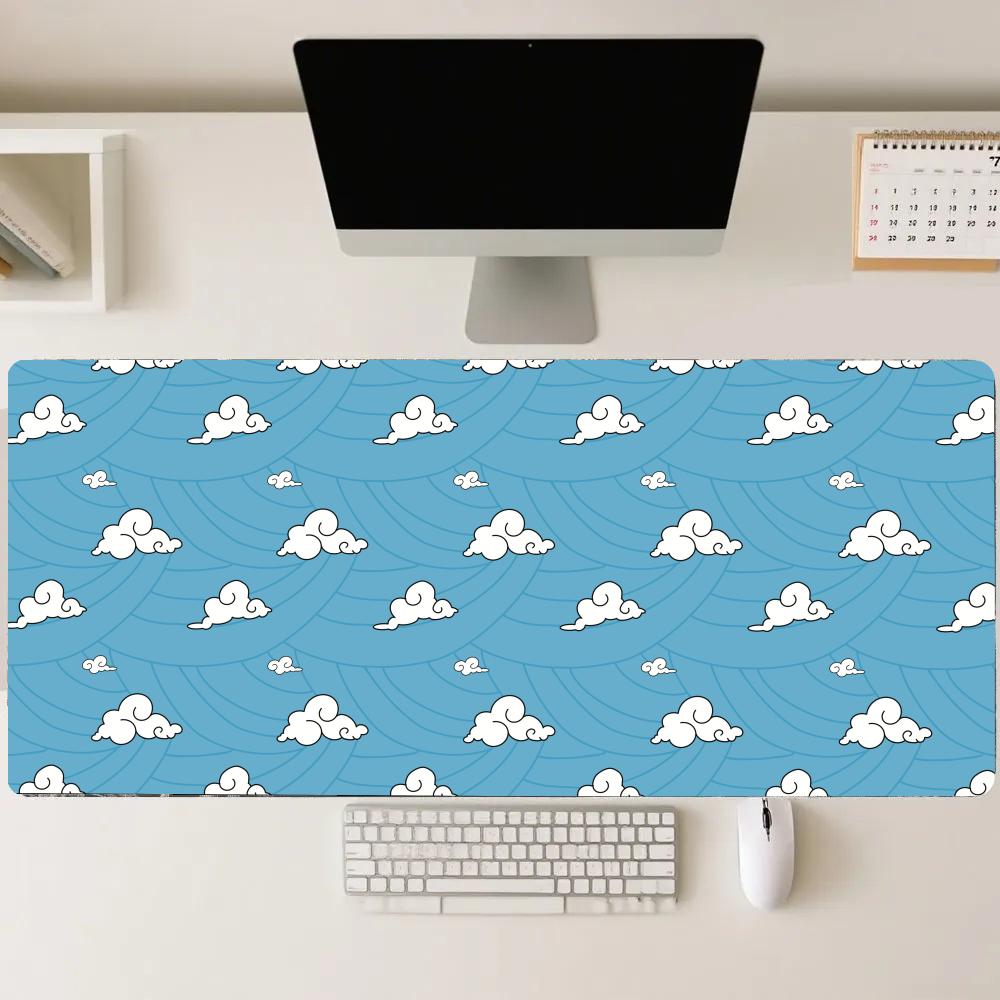 Pc Gaming Cloud - Blauwe golven veelbelovende wolken Gamingmatten Pc-accessoires