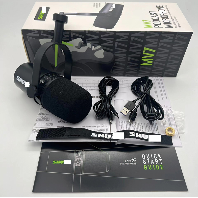Gaming Microphone - MV7 Studio Dynamische Microfoon Professionele USB