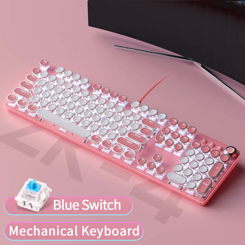 Anti-Ghosting Keyboard - Mechanisch toetsenbord met 104 toetsen en
