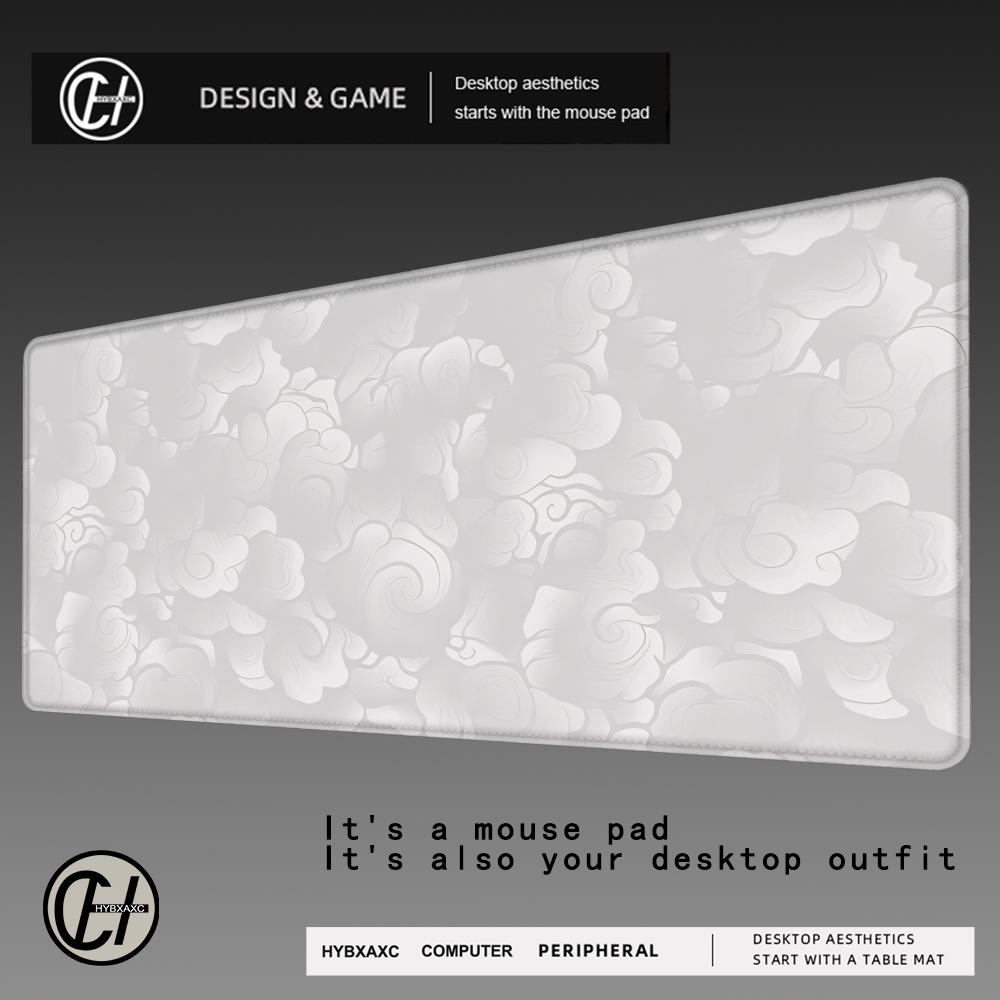Pc Gaming Cloud - HYBXAXC Japanse Wolken Zwart-Wit Muismat Gamer