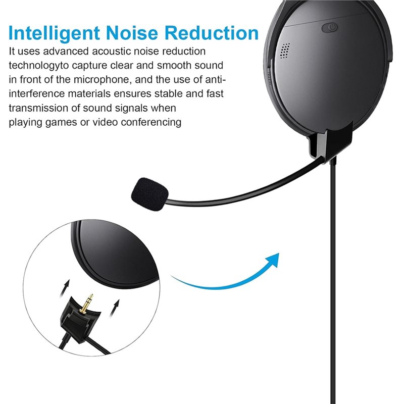 Gaming Microphone - [NIEUW!CCDD】 Voor Bose Quietcomfort 45 hoofdtelefoon