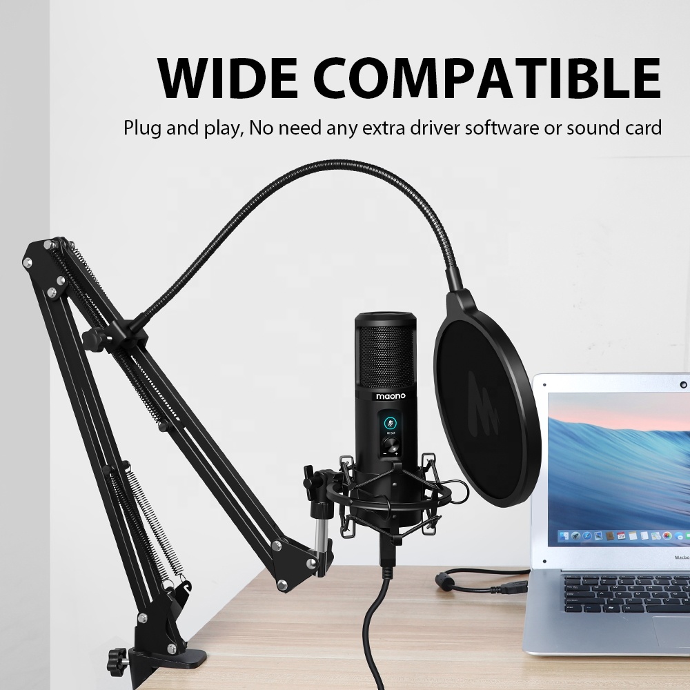 MAONO Professionele USB Microf - Gaming Microphone recensie en prijs
