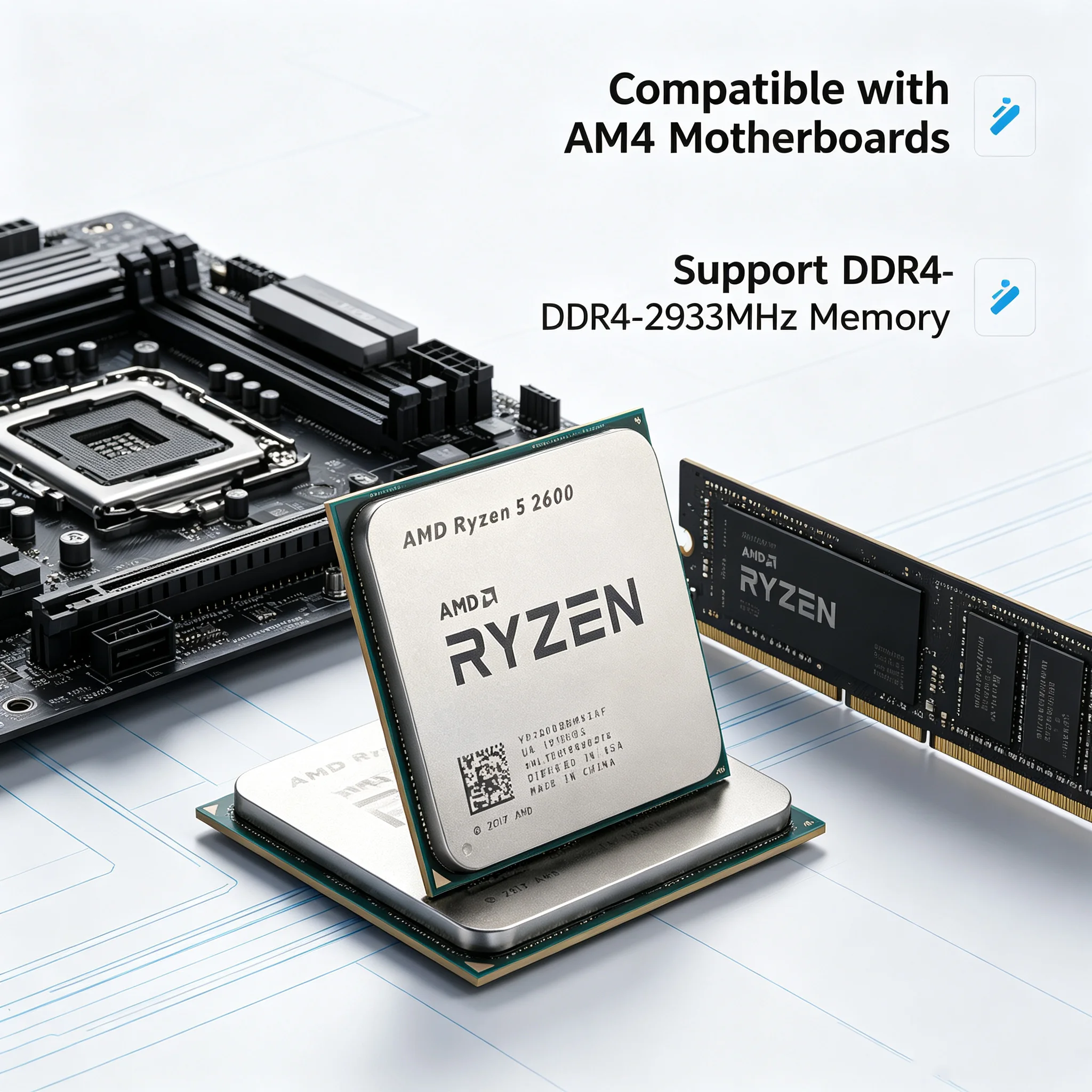 Universele AM4 Socket Processo - Pc Gaming Entry recensie en prijs