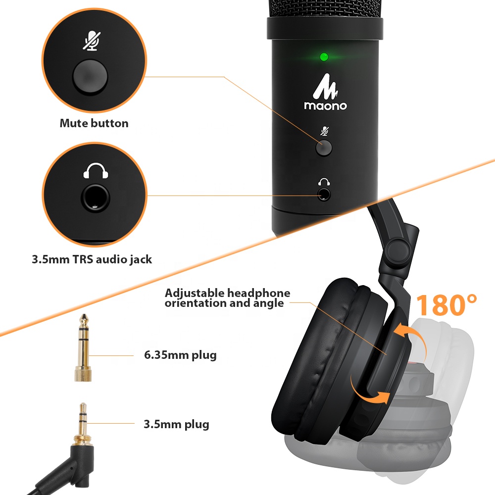MAONO Studio USB Microfoon met - Gaming Microphone recensie en prijs