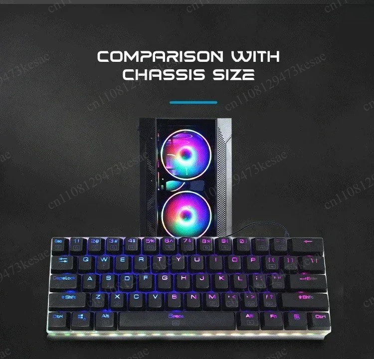 K605 60% Mechanisch Gaming Toe - Anti-Ghosting Keyboard recensie en prijs