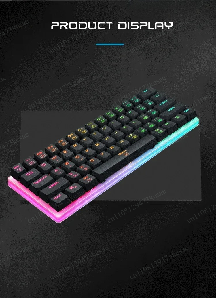 K605 60% Mechanisch Gaming Toe - Anti-Ghosting Keyboard recensie en prijs