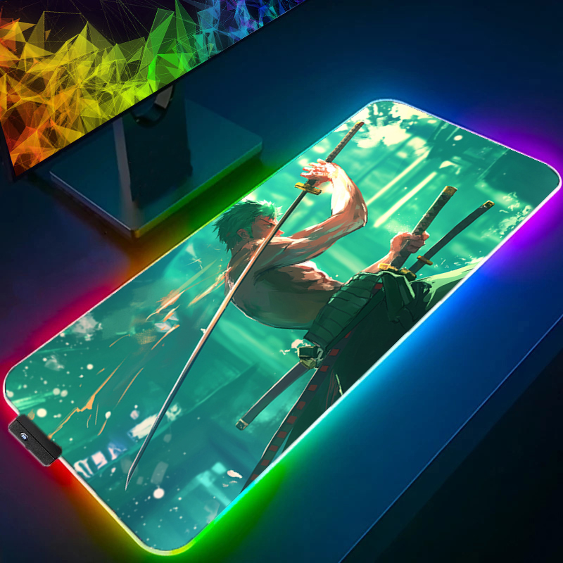 EEN STUK Zoro Muismat RGB Gami - Pc Gaming Gratis recensie en prijs
