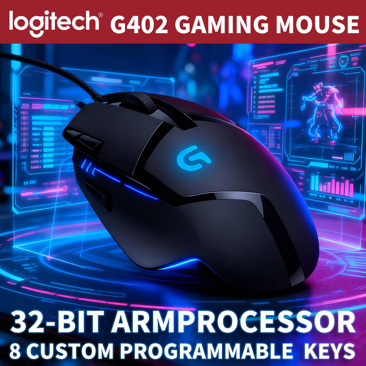 Logitech G402 Hyperion Fury Ga - Pc Gaming Entry recensie en prijs