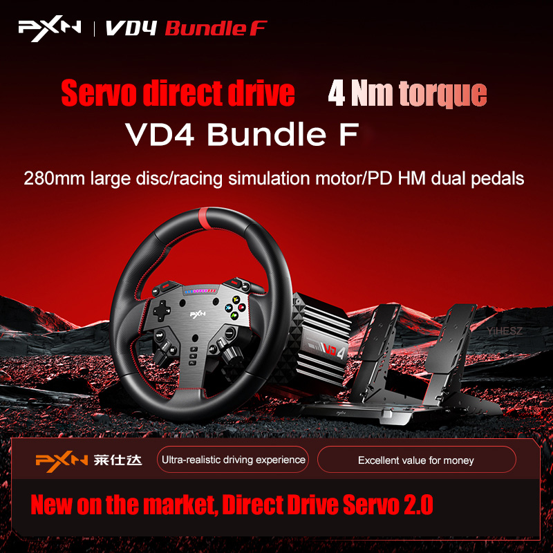 PXN V4D Bundle Racewiel PXN VD - Pc Gaming Entry recensie en prijs