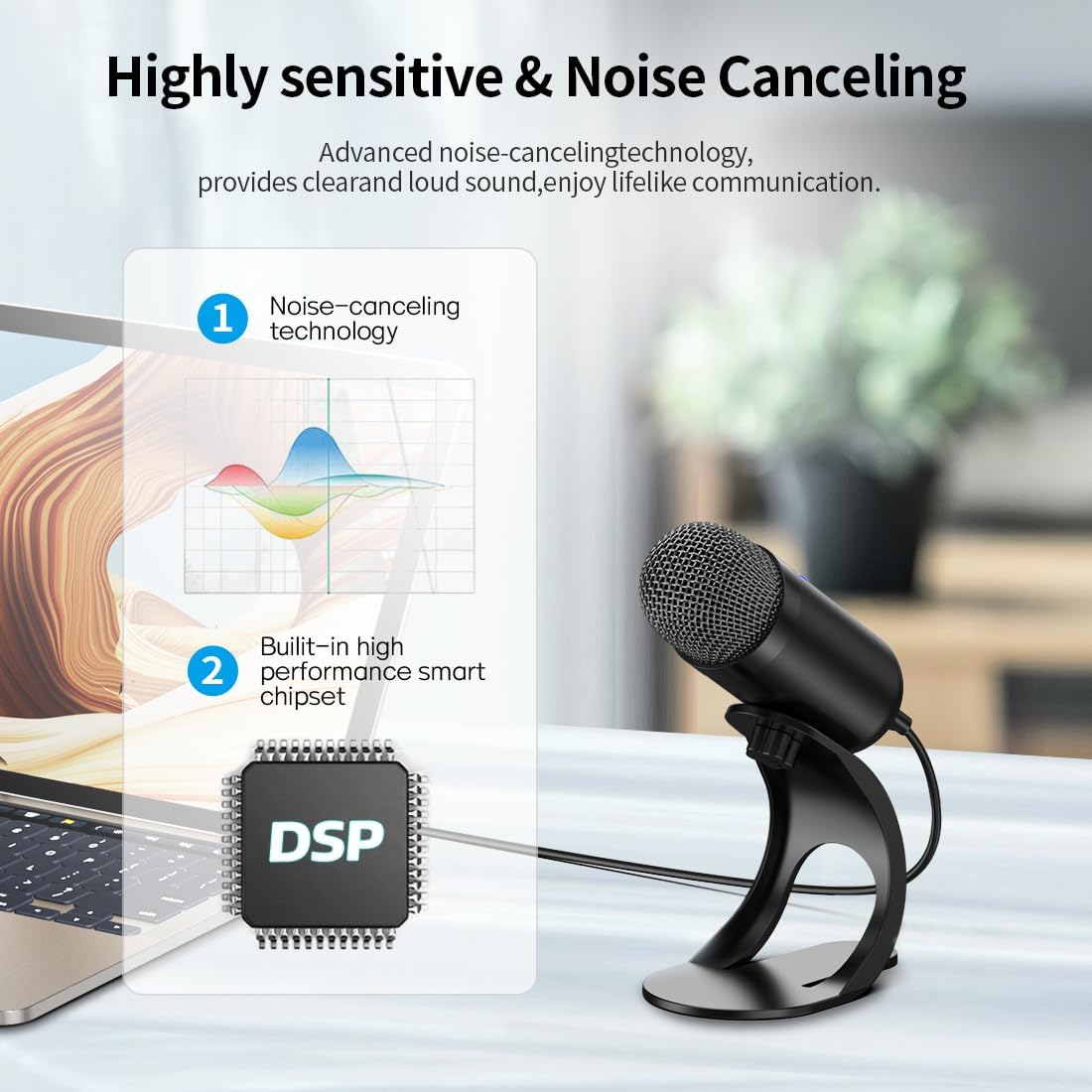 Professionele USB-condensatorm - Gaming Microphone recensie en prijs