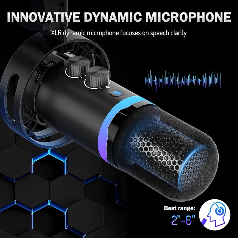 USB-gamingmicrofoon met boogar - Gaming Microphone recensie en prijs